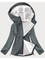 Tmavě šedá letní dámská bunda s podšívkou model 17144688 - J.STYLE