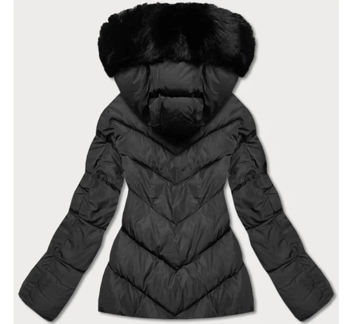 KRÓTKA KURTKA DAMSKA ZIMOWA CZARNA model 21245040 - YES!PINK