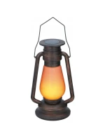 RETRO SOLÁRNÍ LAMPA TANČÍCÍ PLAMENY 54 LED SMD