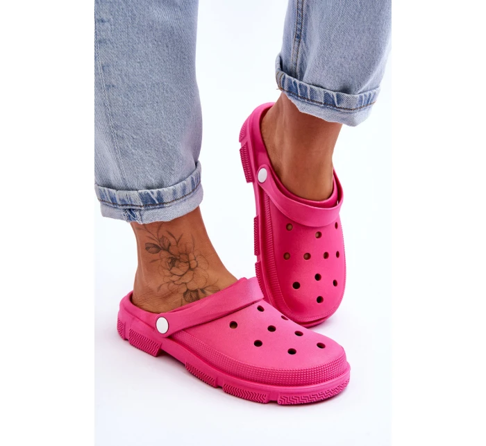 Dámské gumové Crocs Fuchsie model 21618582 - Boto
