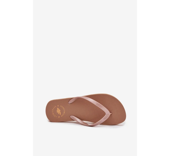 Dámské Japonské Pantofle Světle Hnědé 4FMM00FFLIF018-82S Dámské Japonské Pantofle Světle Hnědé 4FMM00FFLIF018-82S