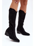 Kozačky Kovbojky Dámské Černé model 21821849 - Boto Kozačky Kovbojky Dámské Černé model 21821849 - Boto