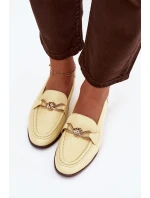Dámské mokasíny s ozdobným detailem Žluté Rosynne Dámské mokasíny s ozdobným detailem Žluté Rosynne