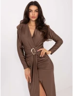 Sukienka IT SK model 21730888 ciemny bezowy - FPrice