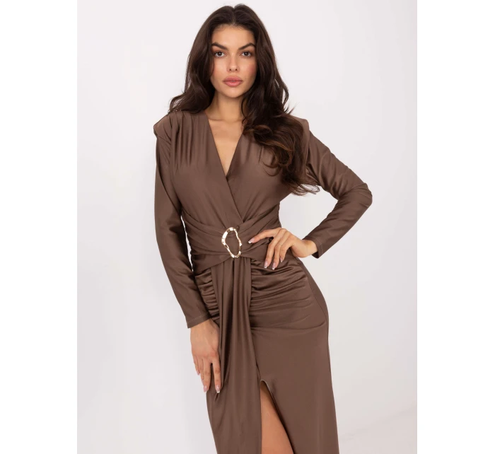 Sukienka IT SK model 21730888 ciemny bezowy - FPrice