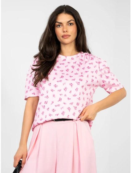 Bluzka MI BZ model 21948922 jasny różowy - FPrice Bluzka MI BZ model 21948922 jasny różowy - FPrice