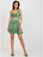 NM SK šaty V6659.99 bílá a zelená