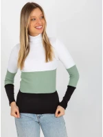 Dámská halenka RV BZ 8465 model 18310040 světle zelená - FPrice Dámská halenka RV BZ 8465 model 18310040 světle zelená - FPrice