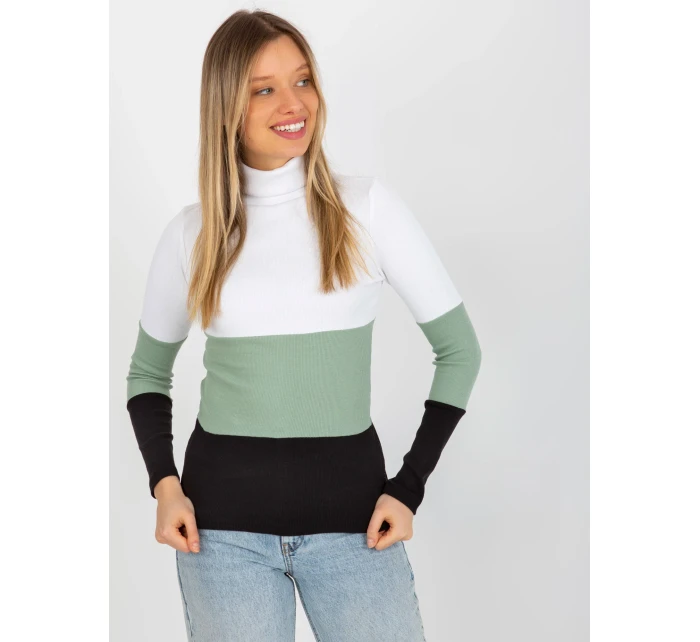 Dámská halenka RV BZ 8465 model 18310040 světle zelená - FPrice Dámská halenka RV BZ 8465 model 18310040 světle zelená - FPrice