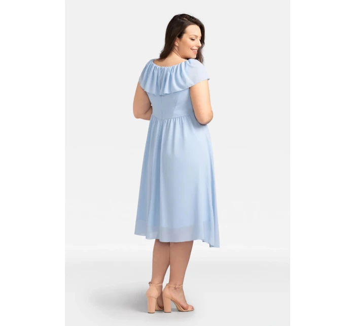 Dámské šaty model 20461219 světle modré - Karko