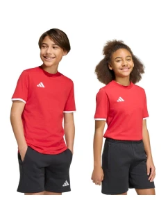 Adidas Dětské tričko Entrada 26 Tee červená JZ6674