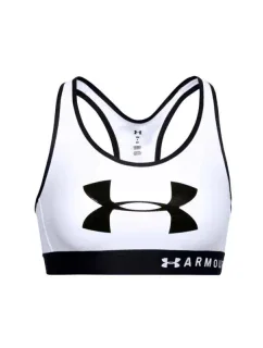 Dámská sportovní podprsenka Mid Keyhole Graphic W 1344333-100 - Under Armour