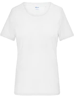 Daiber 8039 Dámské bio tričko s jemným žebrováním 02.8039 white Daiber 8039 Dámské bio tričko s jemným žebrováním 02.8039 white