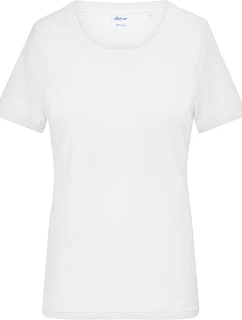 Daiber 8039 Dámské bio tričko s jemným žebrováním 02.8039 white