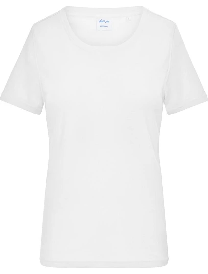 Daiber 8039 Dámské bio tričko s jemným žebrováním 02.8039 white Daiber 8039 Dámské bio tričko s jemným žebrováním 02.8039 white