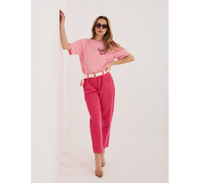Spodnie IT SP model 22044729 fuksjowy - FPrice
