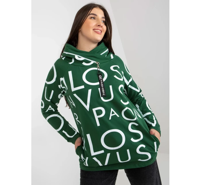 Dámská mikina RV BL 5056 1.95 tmavě zelená