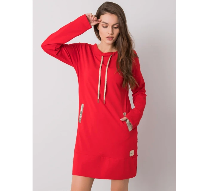 Šaty RV SK 6067.15x červená