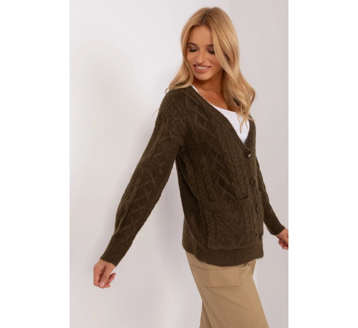 Svetr na zapínání model 186746 AT Svetr na zapínání model 186746 AT