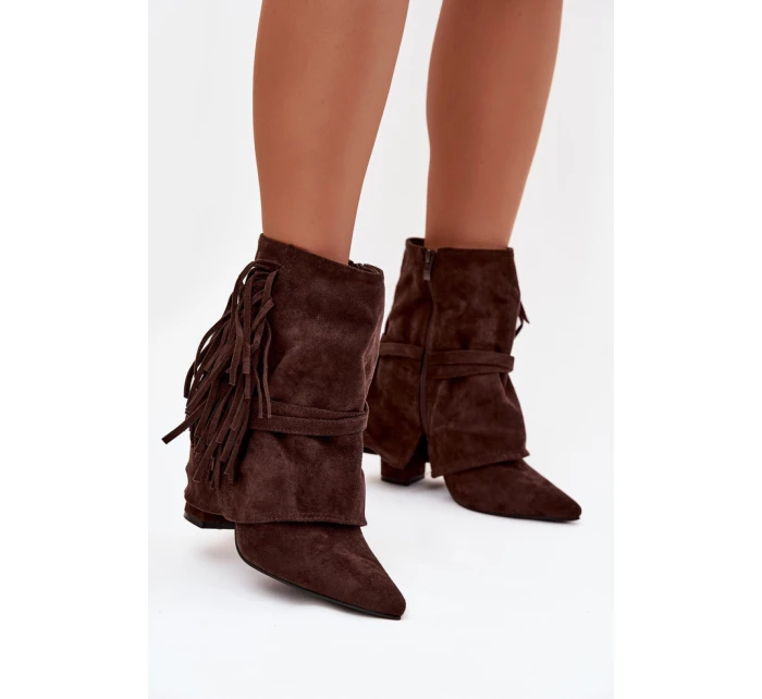 Boty na podpatku  model 221129 Step in style