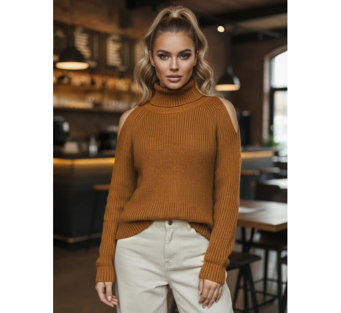 Dámský svetr žlutý Dstreet model 21967060 - FashionStreet