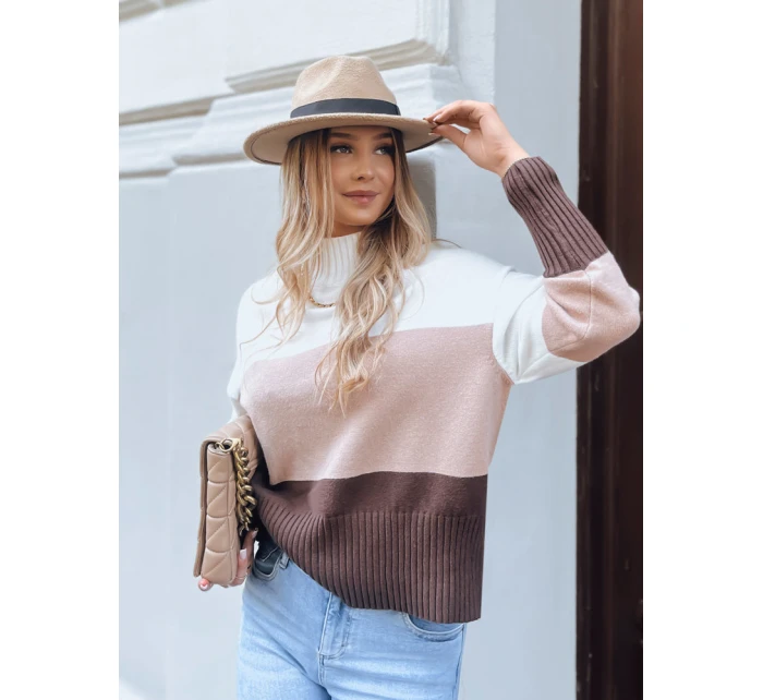 Dámský svetr SERENE coffee FashionStreet MY1978