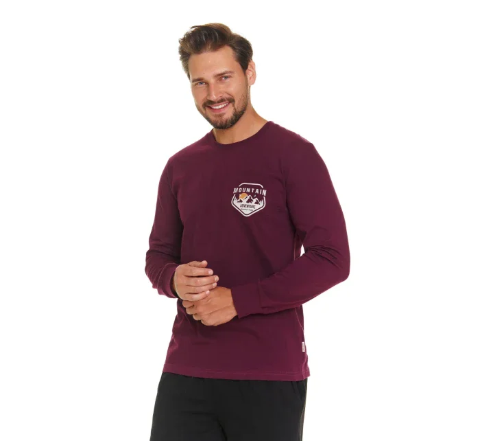 Pánské pyžamo model 20555227 wine plus - Doctornap