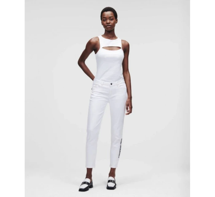 White Denim Pants W Jeans model 19443398 - Karl Lagerfeld