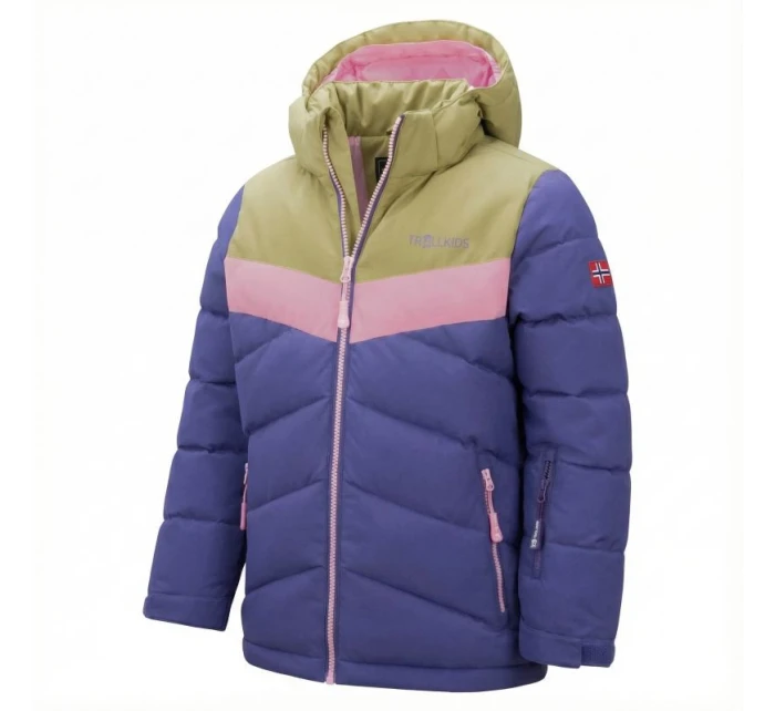 Trollkids Dívčí zateplená zimní bunda s kapucí Gryllefjord (461-154)