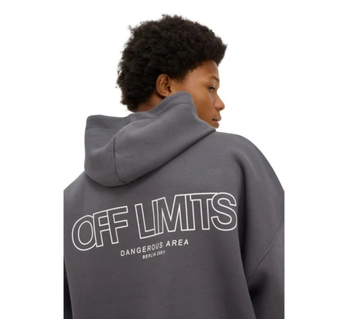 Yourturn unisex mikina s kapucí šedá PO1950124C Yourturn unisex mikina s kapucí šedá PO1950124C