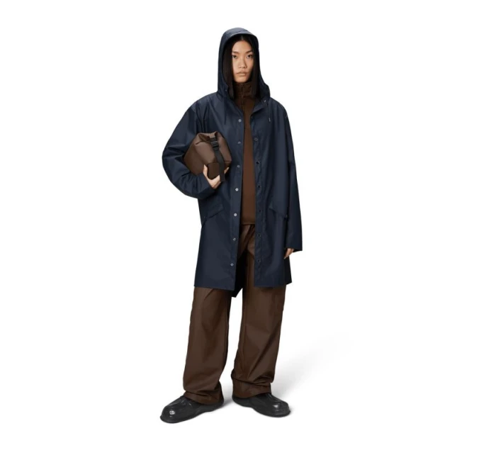 unisex dlouhá bunda do deště LONG JACKET W3 model 21815048 47 NAVY - Rains unisex dlouhá bunda do deště LONG JACKET W3 model 21815048 47 NAVY - Rains