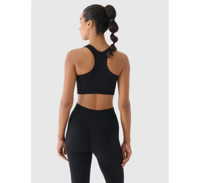 Bezešvá tréninková podprsenka se střední podporou 4F x anna lewandowska 4F 4FALSAW24USBAF169-20S