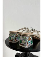 Dámské pantofle s krystaly D&A MR1037-02 Zlaté Dámské pantofle s krystaly D&A MR1037-02 Zlaté