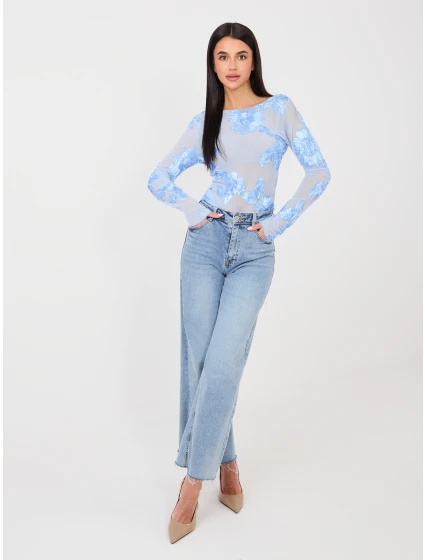 Bluzka IT BZ model 21888832 jasny niebieski - FPrice Bluzka IT BZ model 21888832 jasny niebieski - FPrice