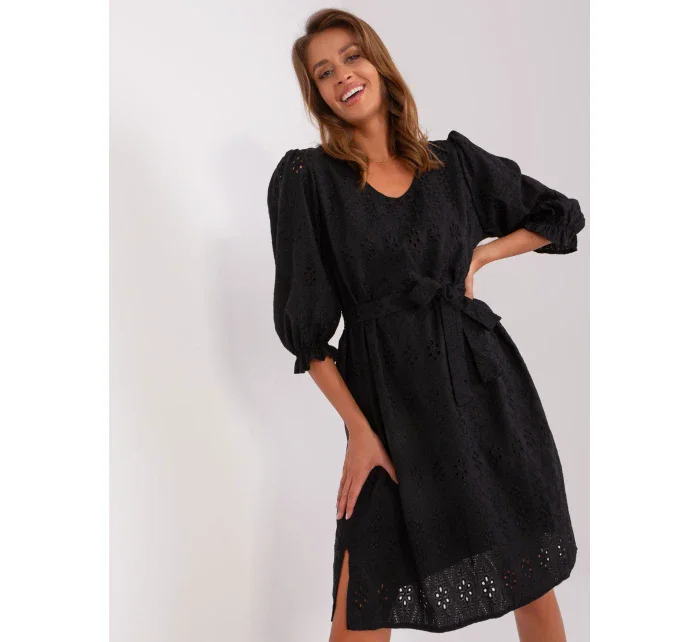 LK SK 509382 šaty.73P černá