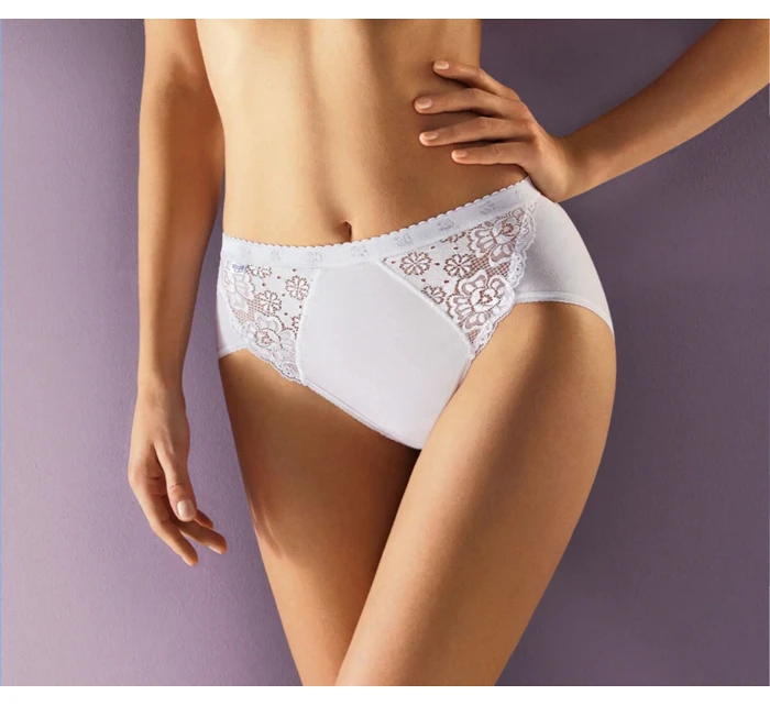 Dámské kalhotky Chic Midi - WHITE - bílé 0003 - SLOGGI