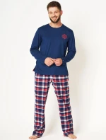 Pyžamo Key MNS 613 B24 Flanel M-2XL pánské