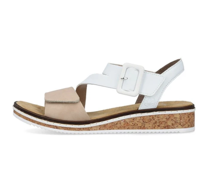 Pohodlné kombinované sandály Rieker W RKR678