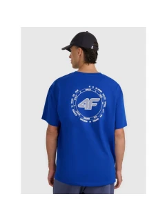 Pánské tričko oversize s potiskem 4F 4FWAW25TTSHM2403-36S