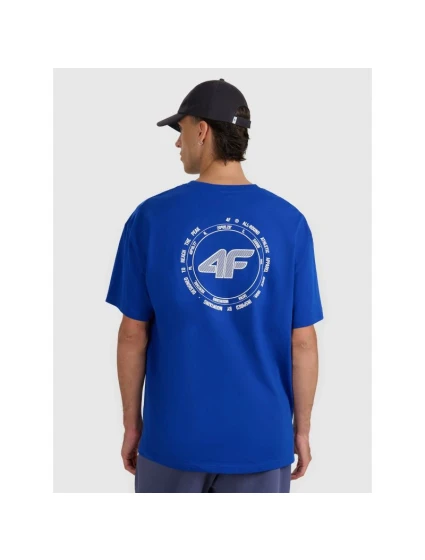 Pánské tričko oversize s potiskem 4F 4FWAW25TTSHM2403-36S