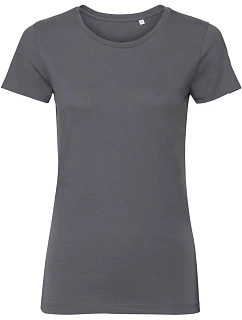 Dámské tričko Pure Organic 10. convoy grey model 22464489 - Russell Athletic