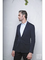Men Pánský piqué blejzr night blue model 22500357 - NEOBLU Men Pánský piqué blejzr night blue model 22500357 - NEOBLU