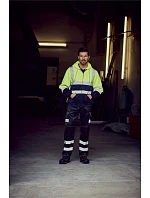 Yoko HVK 07 Hi-Vis mikina s kapucí 79.VK07 hi vis orange/navy Yoko HVK 07 Hi-Vis mikina s kapucí 79.VK07 hi vis orange/navy