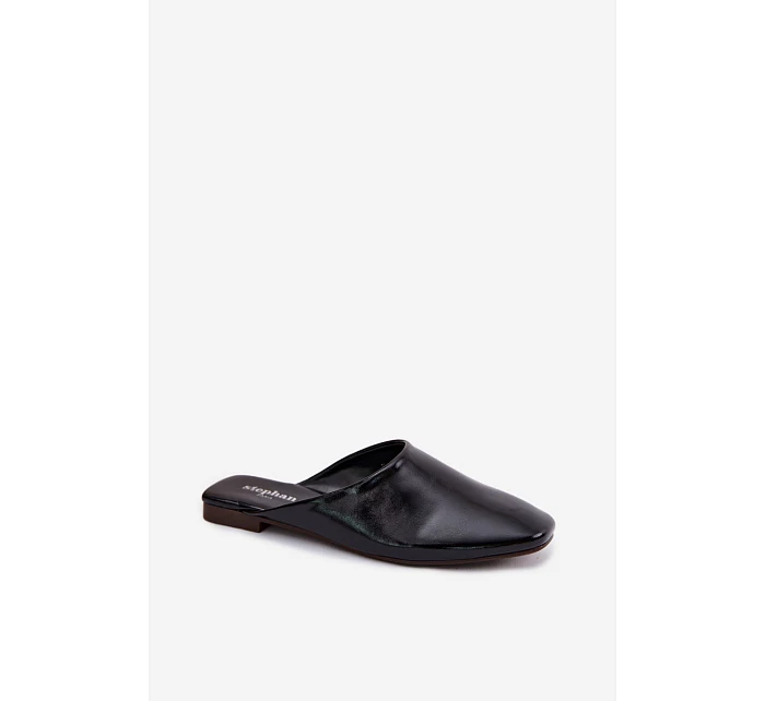 Dámské Mule z Umělé Kůže Ploché Černé Romelle Dámské Mule z Umělé Kůže Ploché Černé Romelle