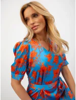 LK SK 508948 šaty.78 modrá LK SK 508948 šaty.78 modrá