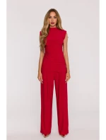 Souprava s topem a širokými kalhotami červená model 21479352 - Moe Souprava s topem a širokými kalhotami červená model 21479352 - Moe