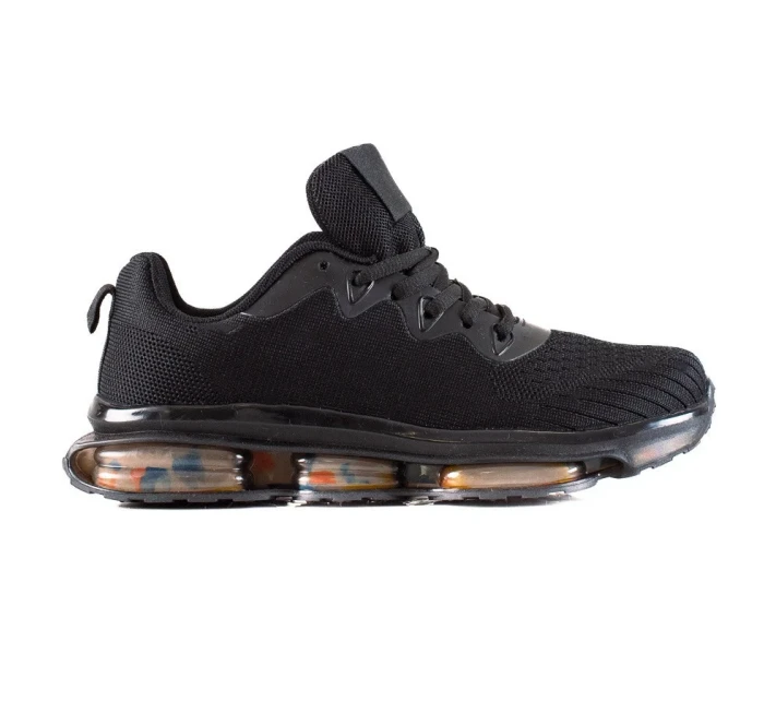 Exkluzívní  tenisky dámské černé bez podpatku