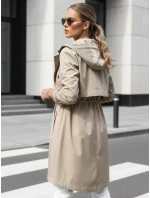 NOCITO FashionStreet dámská přechodná bunda typu parka velbloudí barvy TY4202