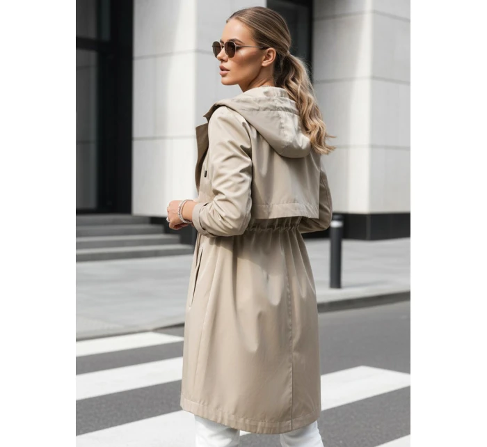 NOCITO FashionStreet dámská přechodná bunda typu parka velbloudí barvy TY4202