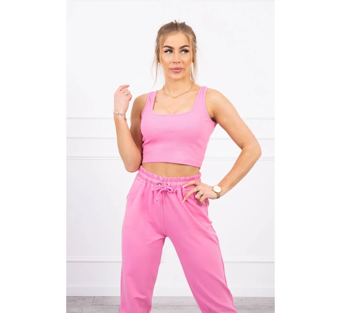 Bavlněná 3dílná sada světle růžová Bavlněná 3dílná sada světle růžová